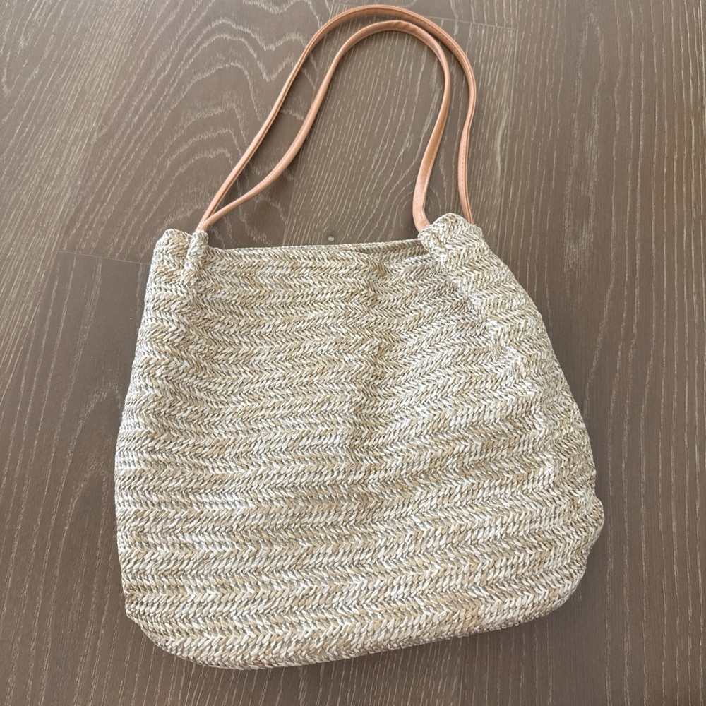 Aphoraeny Straw Beach Bag Summer Purse